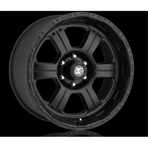 Pro Comp Whl 70896873 Xtreme Alloys Series 89 Wheel&44; Aluminium - Noir Plat