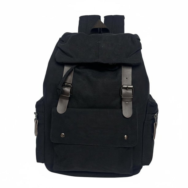 predolo Mochila de Lona Multifuncional Mochila de Lona Retro Resistente para Estudiantes, Viajeros, Escuela, Uso Diario, Exteriores