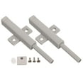 thumbnail image 5 of IDEANATEGRATE Cabinet Closer Latch 2Sets 14x5cm Dark Grey Push To Open Latch For Home Use Abs Plastic, 5 of 8