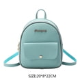 thumbnail image 2 of Sonducket Mini 2020 para mujer, bolso de hombro de cuero PU de estilo coreano para chicas adolescentes, pequeña multifunción, bolsa de Bolsas de mensajero y de hombro azul Sonducket BB7353-03, 2 of 6