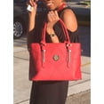 thumbnail image 3 of Farie Patent Leather Female Women's Top Handle Shoulder Handbag Tote Ari, 3 of 5