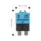 thumbnail image 5 of Fusibles de disparo de disyuntor de 15 A y 32 V CC, fusible estándar, reinicio manual (azul), 5 of 6