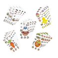 thumbnail image 1 of 15 Pieces Easter Party Sticker Cartoon Diy Sticker Craft Scrapbooking Decals (11x18cm, 5 Style, 3 Pieces Each Style), 1 of 3