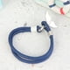 thumbnail image 3 of 2 piezas pulseras de cola de ballena hombres mujeres encanto náutico supervivencia cuerda cuerda cadena paracord pulsera hombre abrigo metal gancho pulseras (cola de ballena 09 + 10), 3 of 6