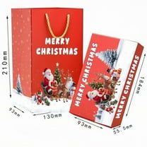 CuiLiyq Surprise Box Gift for Money, 2025 Merry Christmas Surprise Gift Boxes Exploding Gift Box, for Christmas Birthday Anniversary (Red, 6 PCS)
