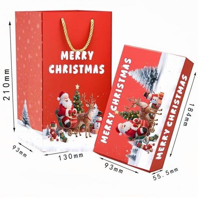 Qocolhg Outdoor Christmas Decorations Indoor, Merry Christmas Surprise Box Gift Box Creating Surprising Gift Red Envelope Bouncing Romantic Gift Box, Christmas Home Party Decor Clearance