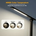 thumbnail image 5 of IMAGE LED Desk Lamp Light w/ 4 USB Charging Port and 2 AC Power Outlet, 8.2FT Extension Cord Power Strip Station, 3 Level Brightness, Touch Dimmer Control, Eye-Caring Lamp for Bedside Office Hotel, 5 of 9