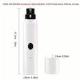 thumbnail image 3 of Electric Pet Nail Grinder USB Rechargeable Cat & Dog Nail Clipper with 3 Colors (White Green Pink)  Safe & Easy Grooming Tool, 3 of 6