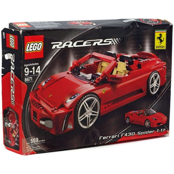 Pre-Owned Racers Ferrari 430 Spider Set LEGO 8671 [Damaged Package]
