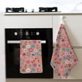 thumbnail image 4 of Sikiie Color Flowers Waffle Weave Kitchen Dish Cloth,Super Absorbent Kitchen Dish Towels 16*26 Inches for Dish Rags Washing Dishes, Drying Dishes, 4 of 7