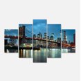thumbnail image 2 of Design Art - Brooklyn Bridge and Skyscrapers, 2 of 3