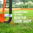 thumbnail image 5 of Haokelball 12' x 6' Soccer Goal Net Portable Soccer Goals for Backyard with 20ft Agility Ladder and 12 Soccer Cones, Upgraded Goal Posts and Carry Bag, 5 of 11