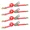 Red, variant on Mega Cargo Control USA 2" x 8' Ratchet Strap W/ Flat Snap Hook - (1-Pack) - WLL: 1666 lbs