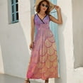 thumbnail image 2 of Mermaid Fish Scales Sleeveless Dress Female Clothing Dress Women Summer 2025 Dress, 2 of 6