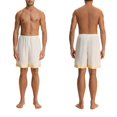 thumbnail image 3 of WAGUTH Mens Bathrobe Set Satin Printed Kimono Robe & Shorts with Belt Lightweight Soft Loungewear, 3 of 6