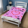 thumbnail image 6 of Hfolob Valentine's Day Blanket Flannel Decorative Blanket Air Conditioning Blanket Throw Blanket Room Decor, 6 of 6