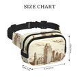 thumbnail image 4 of Easygdp New York Fanny Packs for Women Men, Belt Bag, Fashion Crossbody Bags, for Workout/Running/Hiking, 4 of 9