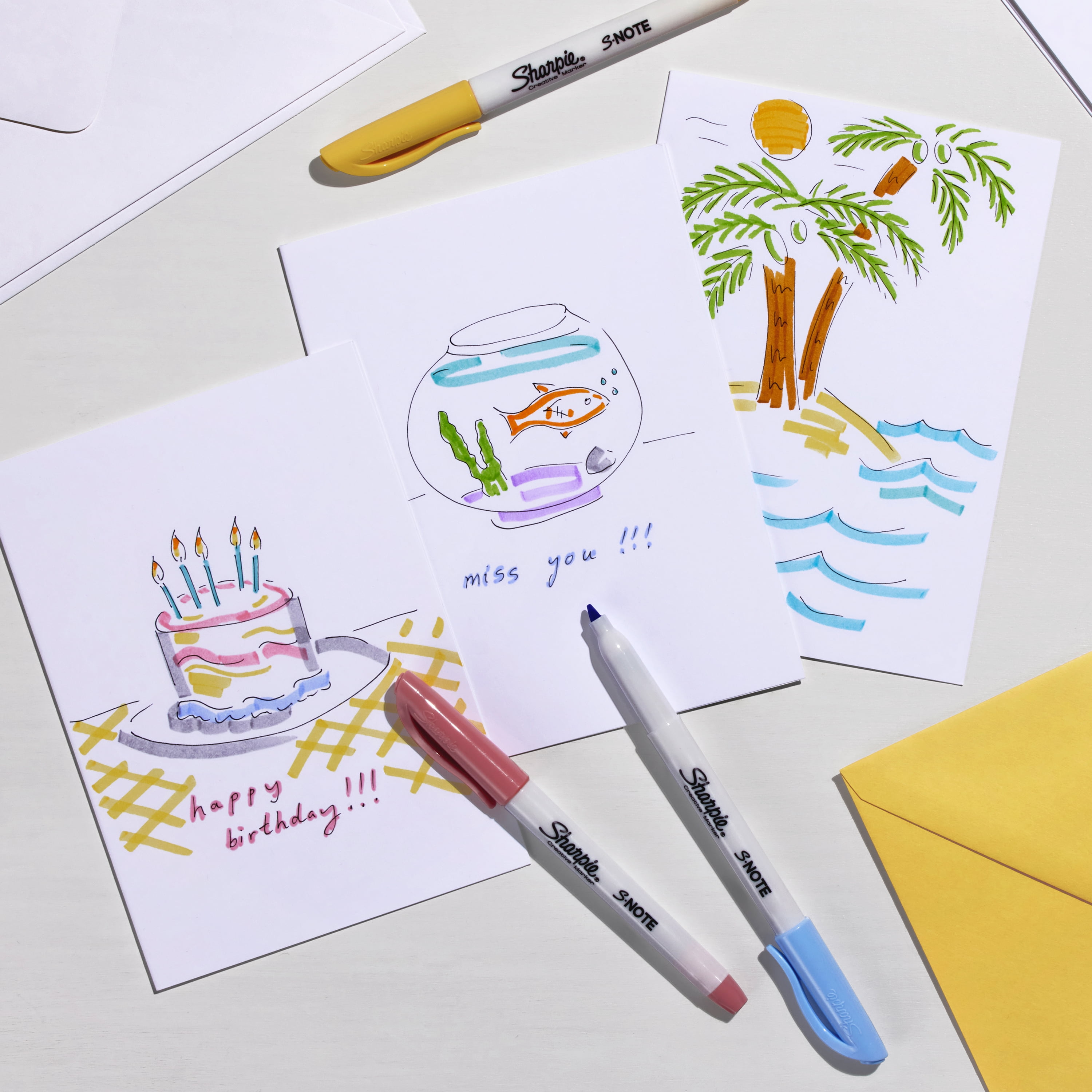 Sharpie S-Note Creative Markers - Set of 36, BLICK Art Materials