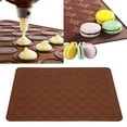 thumbnail image 4 of East buy Macaron Pad - 48 Holes Silicone Macaron Cake Pad Baking Tray Oven Non-Stick Mat Tools, 4 of 8