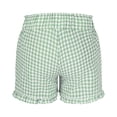 thumbnail image 6 of FRSASU Shorts for Women Gingham Pajama Summer Casual Lounge Sleep Plaid Shorts Beach Bottoms Green, 6 of 6