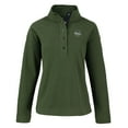 thumbnail image 2 of Women's Cutter & Buck Green Philadelphia Phillies Hunts Point Eco Half-Snap Jacket, 2 of 3