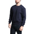 thumbnail image 4 of G-Style USA Men's Long Sleeve Solid Fleece Crewneck Sweatshirt MSC13126 - Navy - Medium, 4 of 6