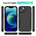 thumbnail image 2 of SaniMore for iPhone 14 Plus 6.7" Military Grade Shockproof Case, Rugged PC Back & TPU Bumpers with Wireless Charging Full Body Protective Case for iPhone 14 Plus Women Men, Black, 2 of 8