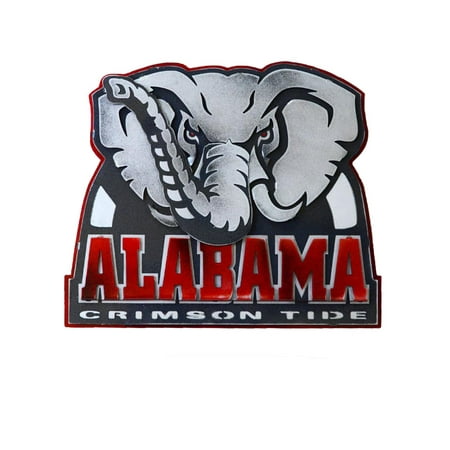 Hex Head University Of Alabama Big Al Mascot 3D Metal Artwork