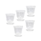 thumbnail image 5 of Macetas transparentes para orquídeas Cola Jardinera de orquídeas con platillo 7 pulgadas, 5 of 8