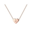 thumbnail image 1 of 26 Initial Heart Shape Alphabet Collar para Mujeres Collares de Acero Inoxidable para Mujeres A Z 26 Alphabet Initial Collares de Oro Rosa para Mujeres Niñas, 1 of 5