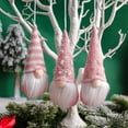 thumbnail image 5 of GadgetVLot 3 pcs Christmas tree knitted forest old man ornaments home Christmas decoration, 5 of 14