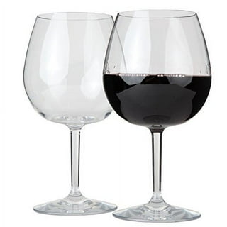 Plastic Wine Glasses 48 Pcs - 8 oz Unbreakable Wine Glass - Disposable  Plastic Cups - Hard Plastic C…See more Plastic Wine Glasses 48 Pcs - 8 oz