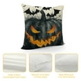 thumbnail image 4 of PHYHOO Happy Halloween Pillow Covers Pumpkin Black Truck Throw Pillow Cases for Halloween Party Decor Pillow Covers for Couch Sofa (HP-) White, 4 of 5