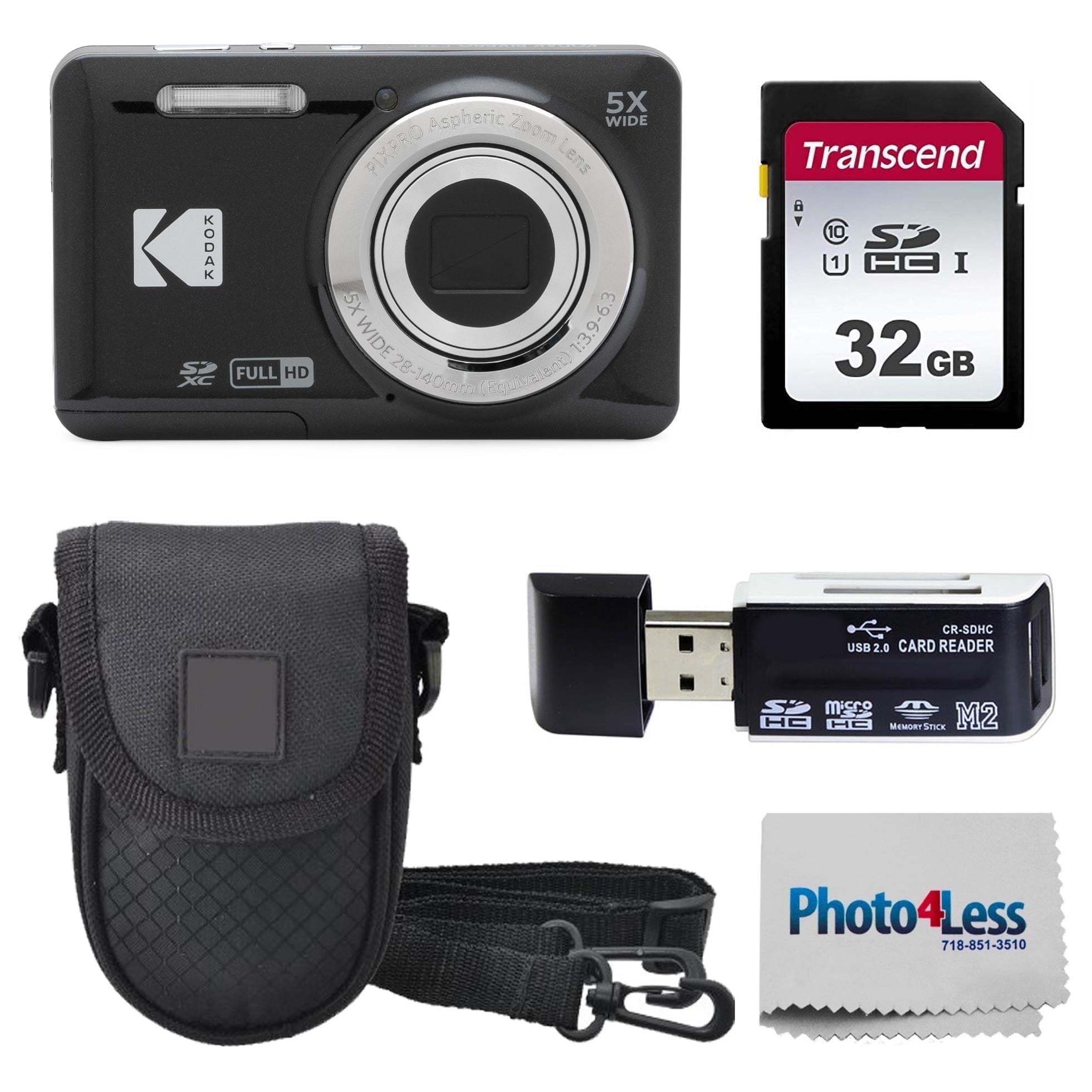 KODAK PIXPRO Point and Shoot FZ53 Digital Camera (Blue) with