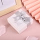 thumbnail image 5 of Caja de Regalo con Lazo Gris y blanco Xihbxyly para Joyas, 5 of 7