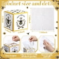 thumbnail image 3 of 12 Pack Honey Bee Facial Tissues Cube Boxes 3 Ply Square Face Tissues Box Cover Holder for Spring Summer party Home Bathroom Office Car Accessories (Yellow), 3 of 4