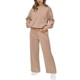 thumbnail image 3 of Conjunto Deportivo PRETTYGARDEN de 2 Piezas para Mujer en Color Caqui Talle M, 3 of 9