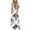 Gold, variant on LOVZFMLL Women's Dresses Summer Casual Print Rounk Neck Short Sleeve Pockets Printing Long Dress Gold S