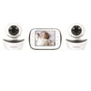 Motorola Digital Video Baby Monitor with 2 Cameras, 3.5 Inch Color Video Screen, Infrared Night Vision, with Camera Pan, Tilt, and Zoom