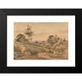 thumbnail image 2 of Henry Edridge 24x18 Black Modern Framed Museum Art Print Titled - Little Bushey, Hertfordshire, 2 of 5