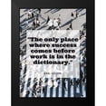 thumbnail image 2 of ArtsyQuotes 15x18 Black Modern Framed Museum Art Print Titled - Vidal Sassoon Quote: Success, 2 of 5