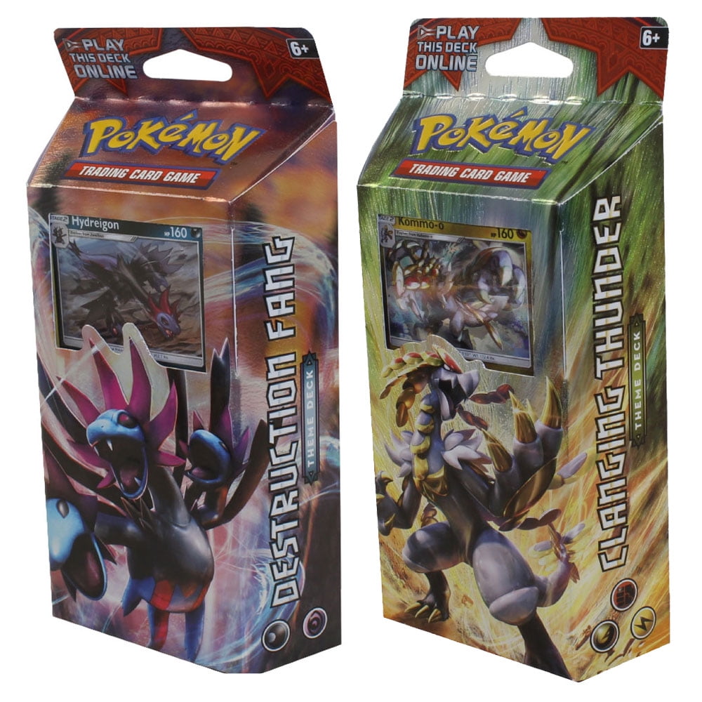 Pokemon Cards Sun & Moon Crimson Invasion Decks SET OF 2