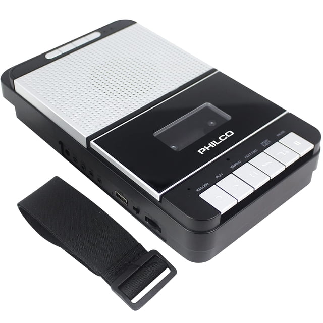 PHILCO Digital Cassette Recorder – Portable Tape Player, Recorder & Cassette to MP3 Converter