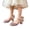 Pink, variant on Ankle Strap Shoes ,12 Little Kid ,Silver