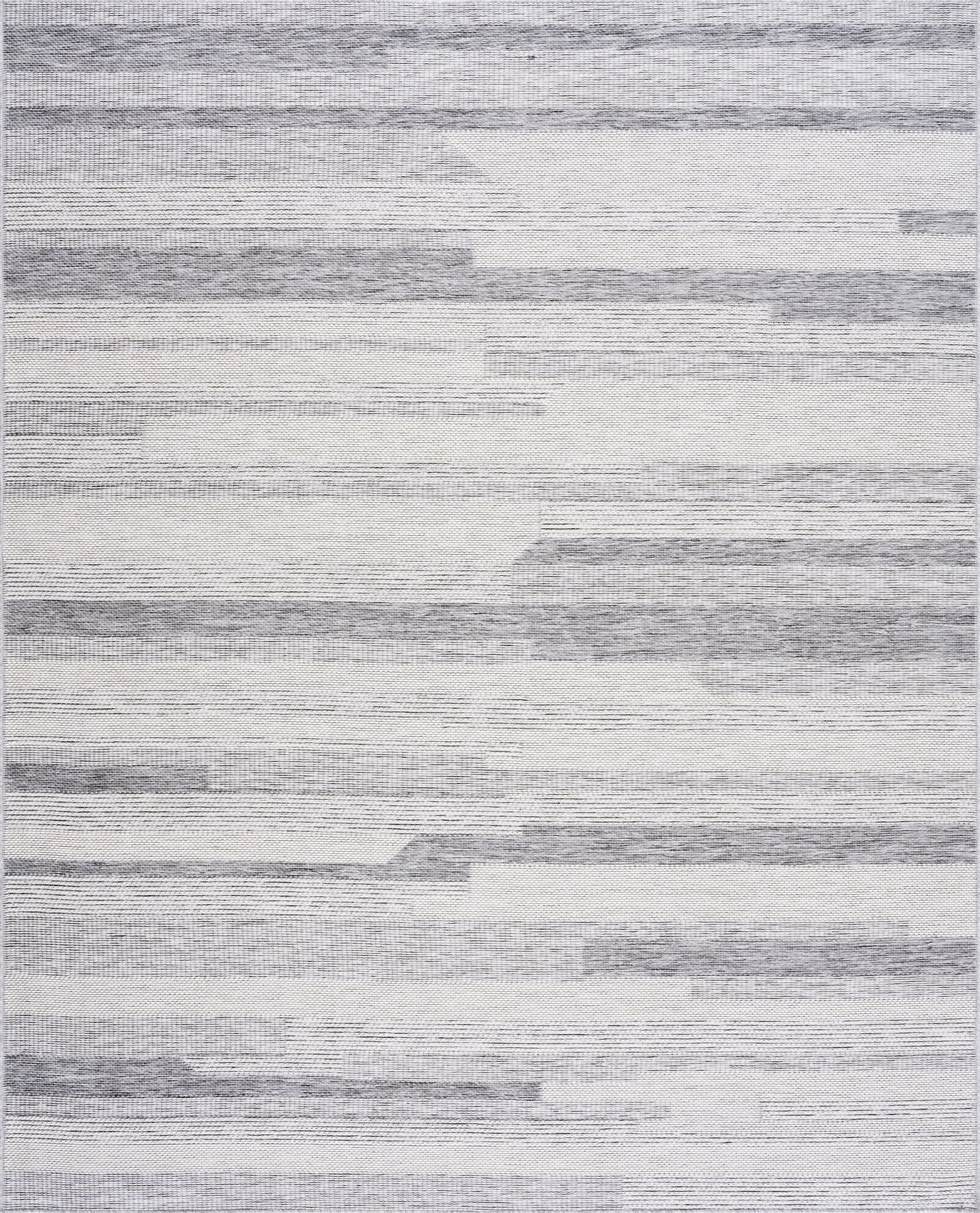 Bliss Rugs Bailey Transitional 5' x 7' Gray and Beige Indoor Outdoor Area Rug