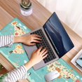 thumbnail image 5 of Large Mouse Pad 31.4 x 15.7inches 3mm XXL Extended Gaming Mouse Pad Mat with Non-Slip Base Stitched Mousepad for Computer,Office,Keyboard and Laptop-Cartoon World map，Waterproof Desk Mat, 5 of 6