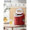 thumbnail image 2 of Portable Compact Electric Ice Maker, Countertop Ice Making Machine w/Easy Operated Panel, Quiet Running & Energy Efficient, 2 of 8