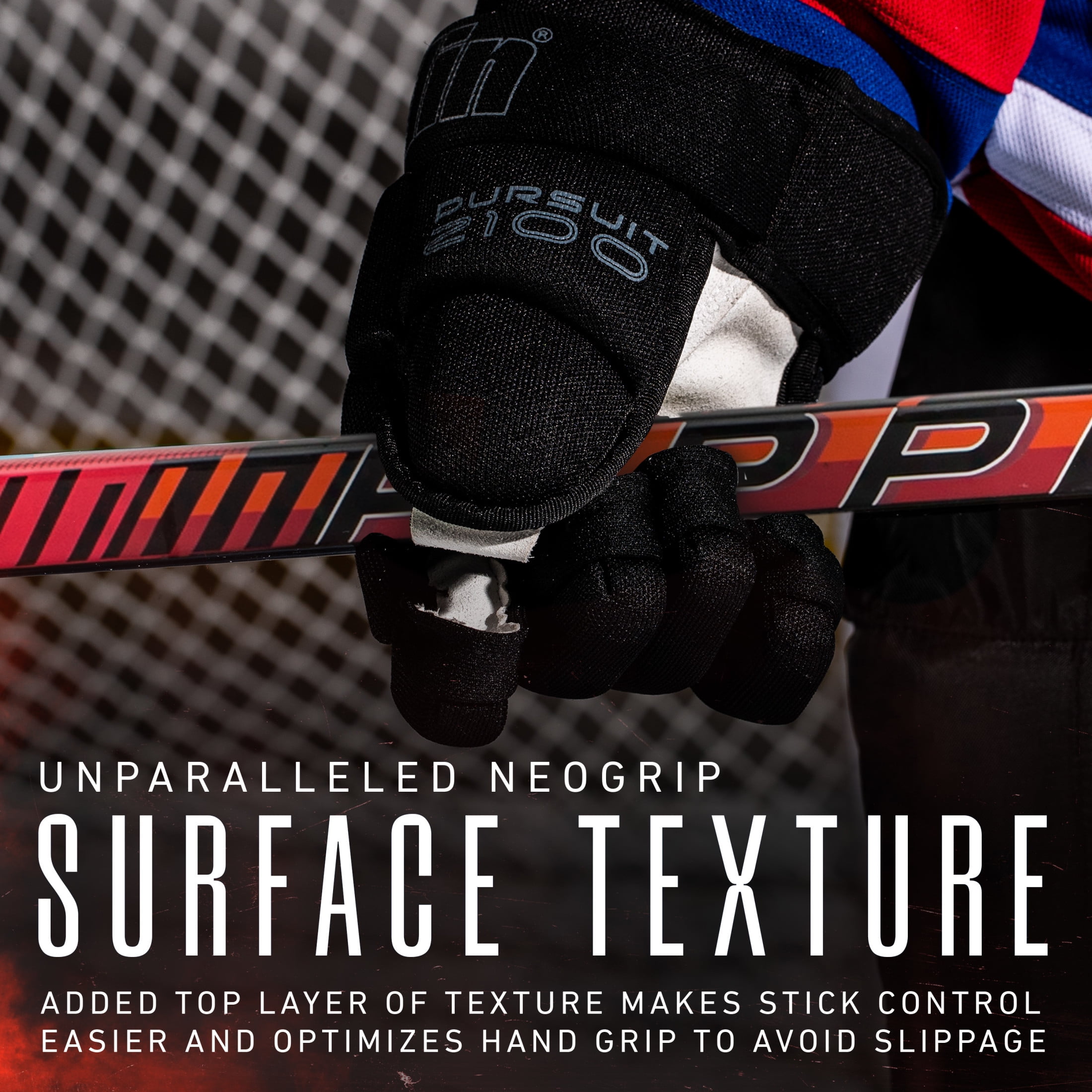 Franklin Sports Junior Ice Hockey Stick - Ripper Right Handed Ice Kids Hockey Stick - 55" Inch Junior Composite Hockey Stick for Youth Hockey - 50 Flex + Textured Grip Ice Hockey Stick - Righty