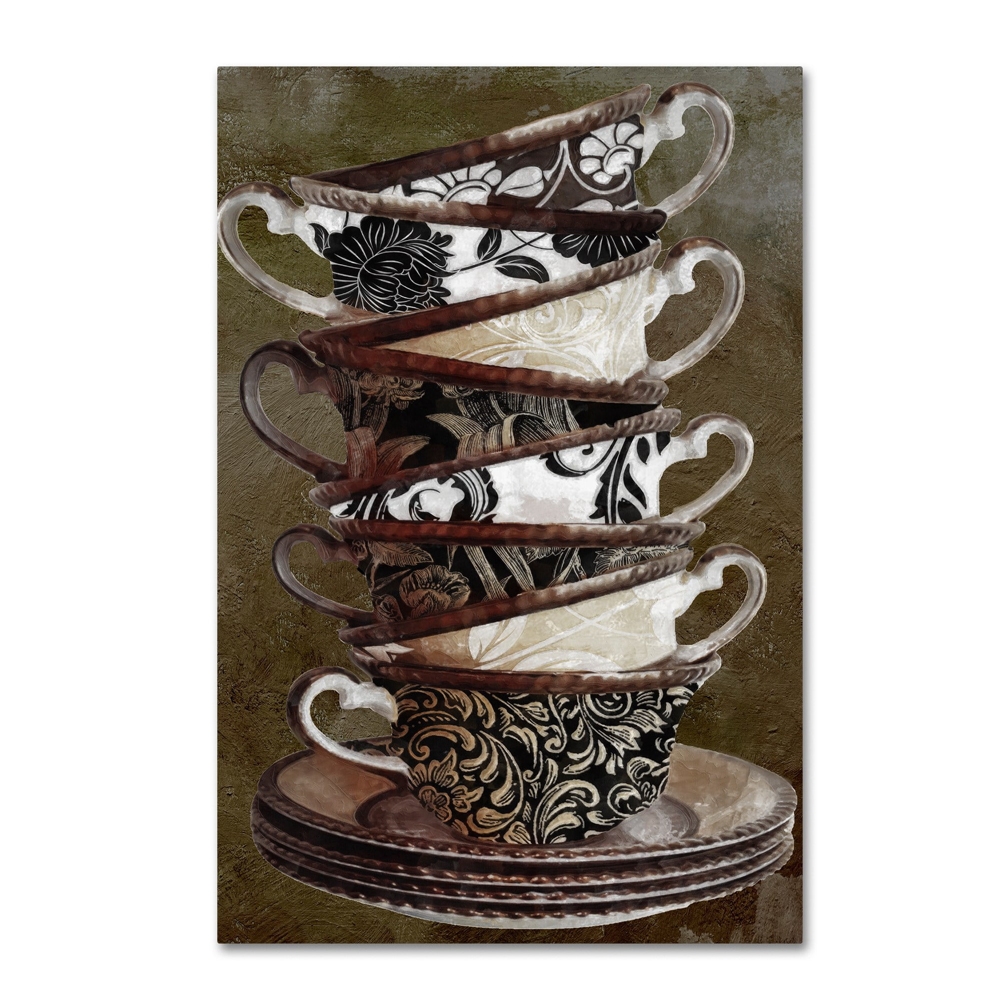 Trademark Fine Art "Afternoon Tea II" Canvas Art by Color Bakery