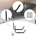 thumbnail image 6 of yotijay Kayak Storage Rack Wall Mount Hanger Rack Portable Multipurpose Utility Canoe Hanger Garage Kayak Storage Hook for Surfboard Yellow, 6 of 9